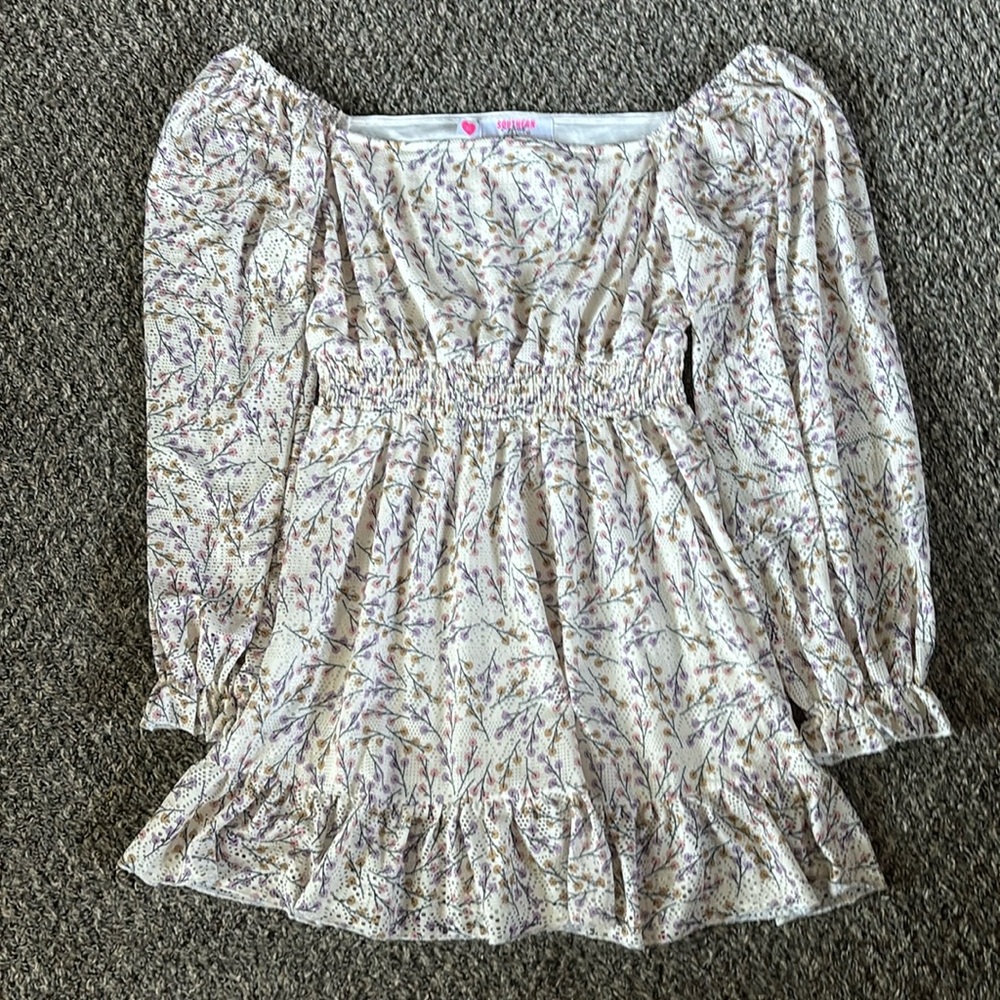 Southern Fried Chics, off the shoulder floral dress